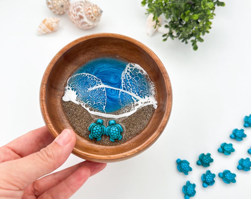 Handmade Ring Dish Sea Turtle Christmas Gifts for Him