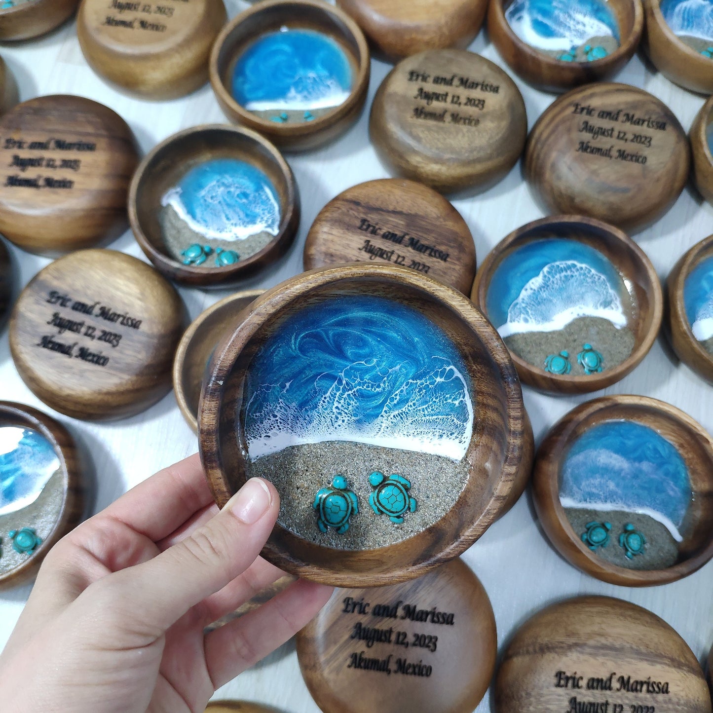 Unique Hostess Gift- Personalized Christmas Gift Best Gift- Handmade Jewelry Dish- Wedding Anniversary Guest Gift Be My Bridesmaid