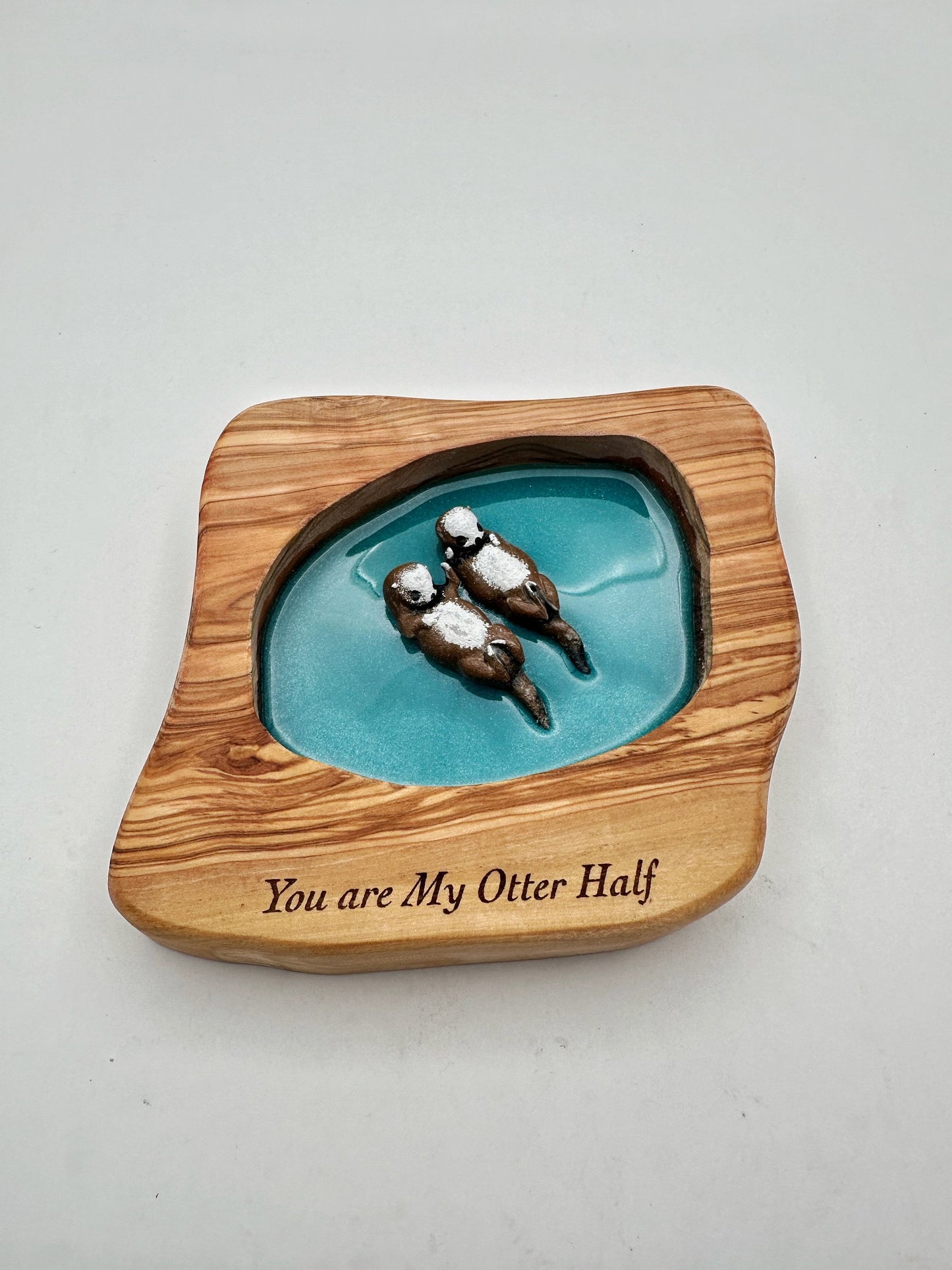 Handmade Gift for Boyfriend First Year Wedding Gift First Anniversary Gift for Him 1st Anniversary gift for Her Unique Gift for Couple Otter