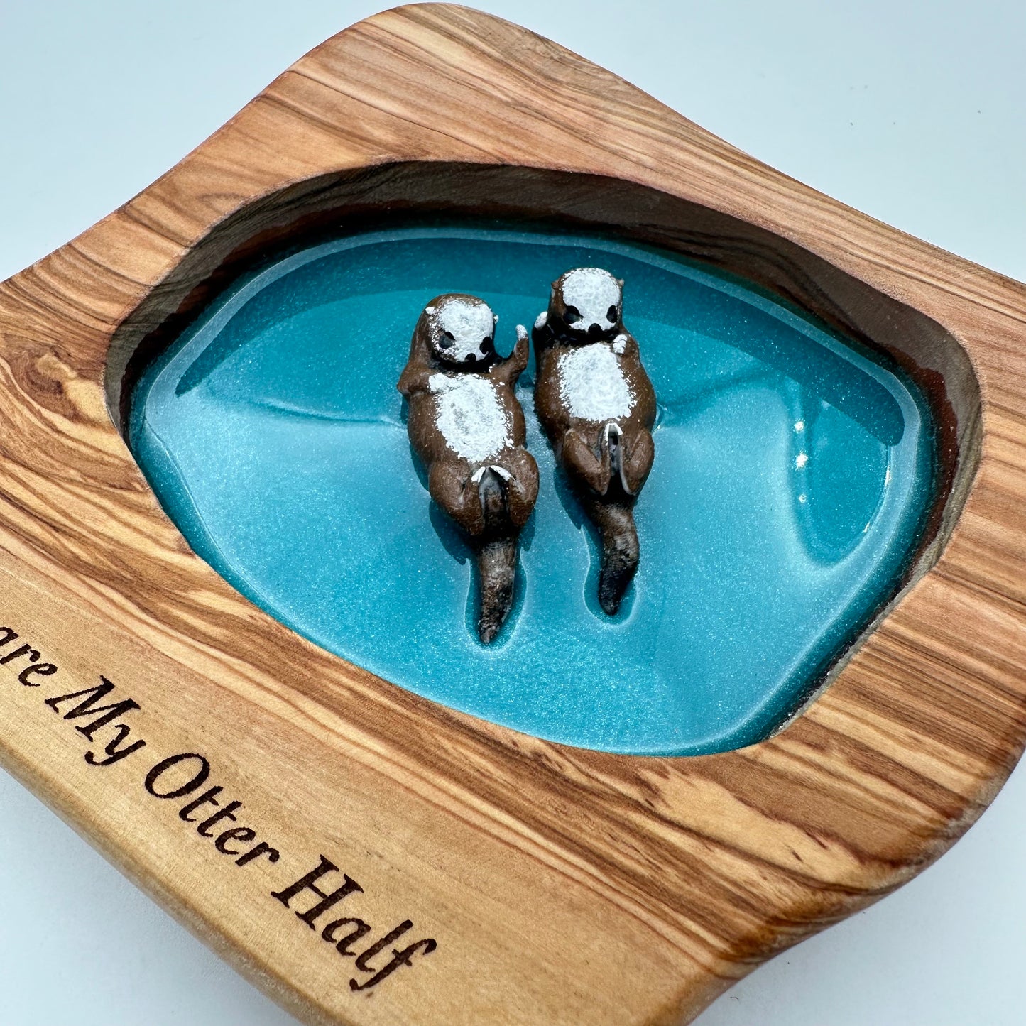Handmade Gift for Boyfriend First Year Wedding Gift First Anniversary Gift for Him 1st Anniversary gift for Her Unique Gift for Couple Otter