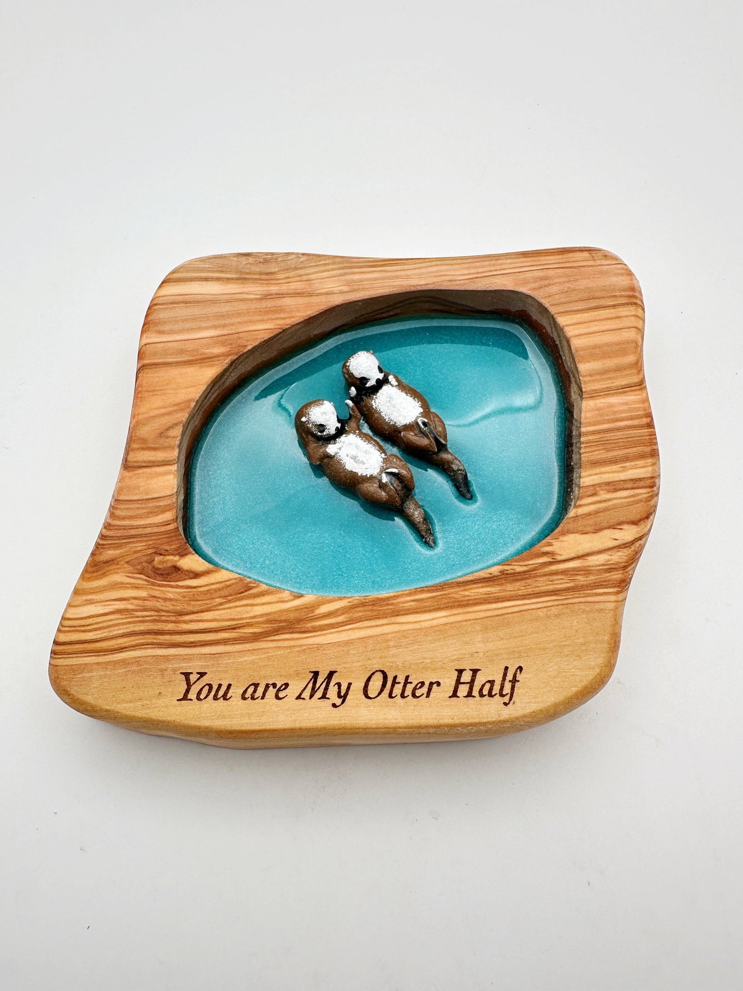 Handmade Gift for Boyfriend First Year Wedding Gift First Anniversary Gift for Him 1st Anniversary gift for Her Unique Gift for Couple Otter