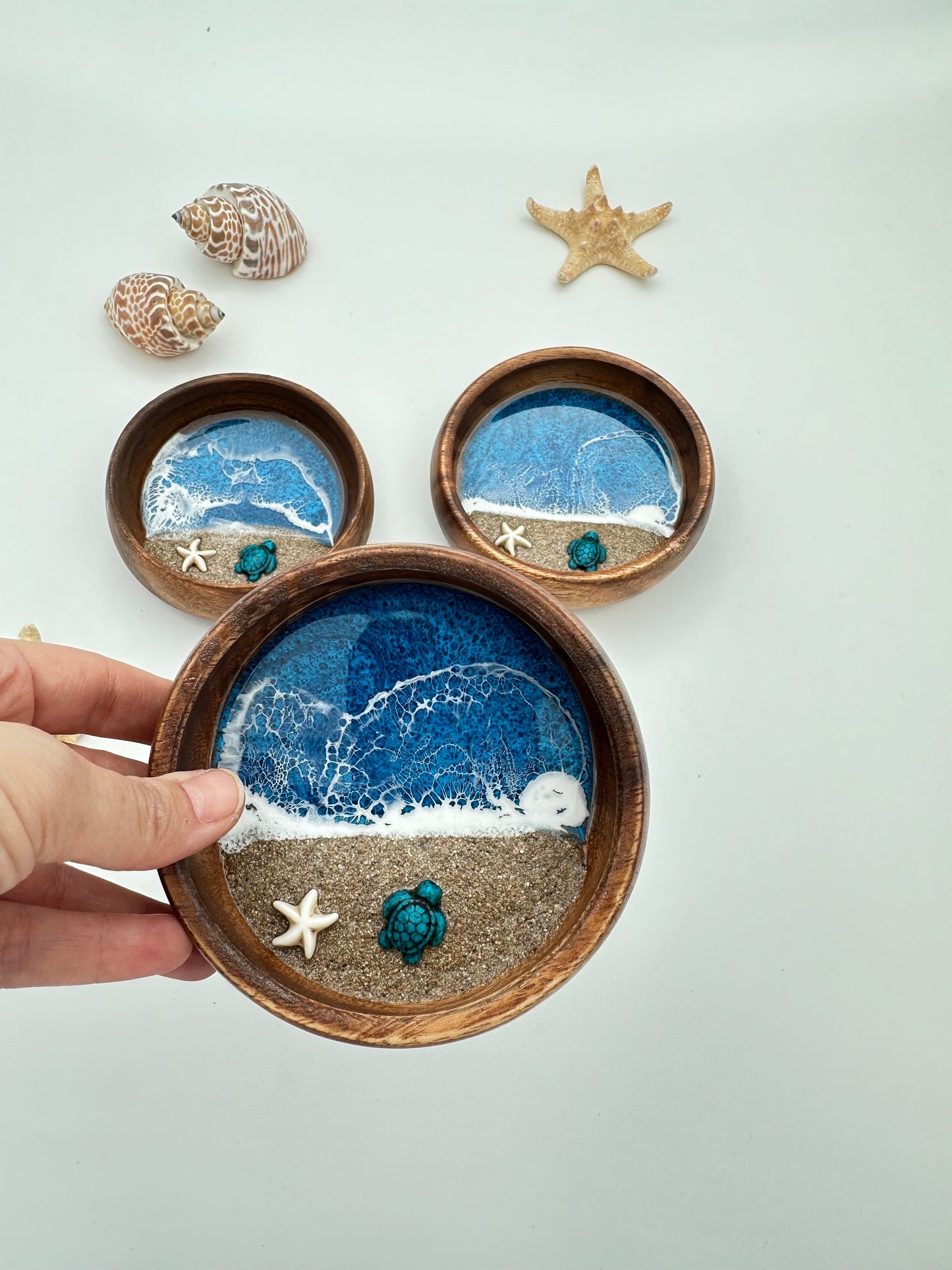 Turtle Gift First Anniversary Ring Dish Jewelry Dish Jewelllery Bowl Resin Art Handmade Gift for Wife Best Gifts for Her